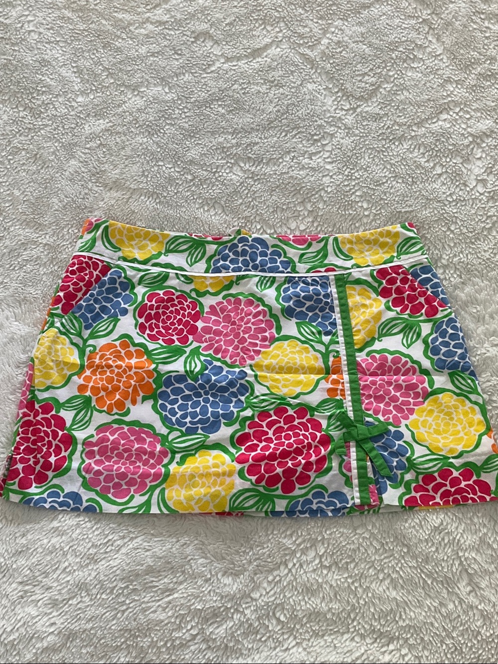 Lilly Pulitzer Multi-Color Floral Mini Skort In “Minnie Ziny”print